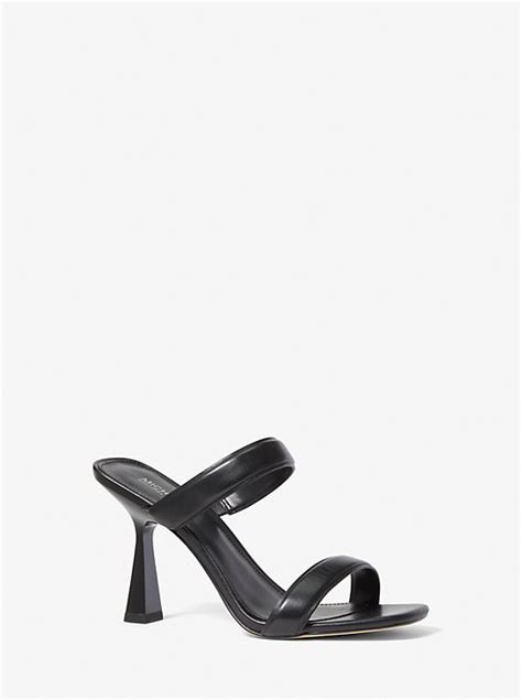 michael kors clara leather sandal|Clara Leather Sandal .